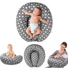 eprolo tendencias Gray background stars (pillow + cover) Almohada de Lactancia – Soporte Ergonómico para Amamantar y Postura | Noctryx