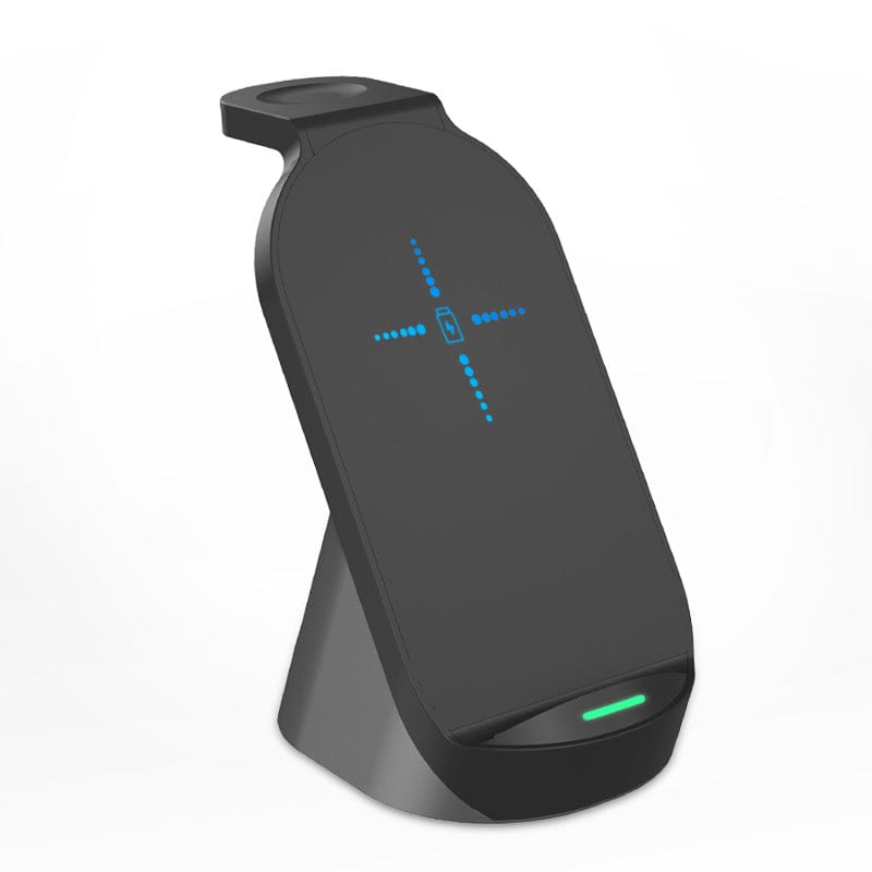 eprolo tendencias H18 3 in 1 Black Cargador Inalámbrico 3 en 1 – Carga Rápida para iPhone, Apple Watch y AirPods | Noctryx