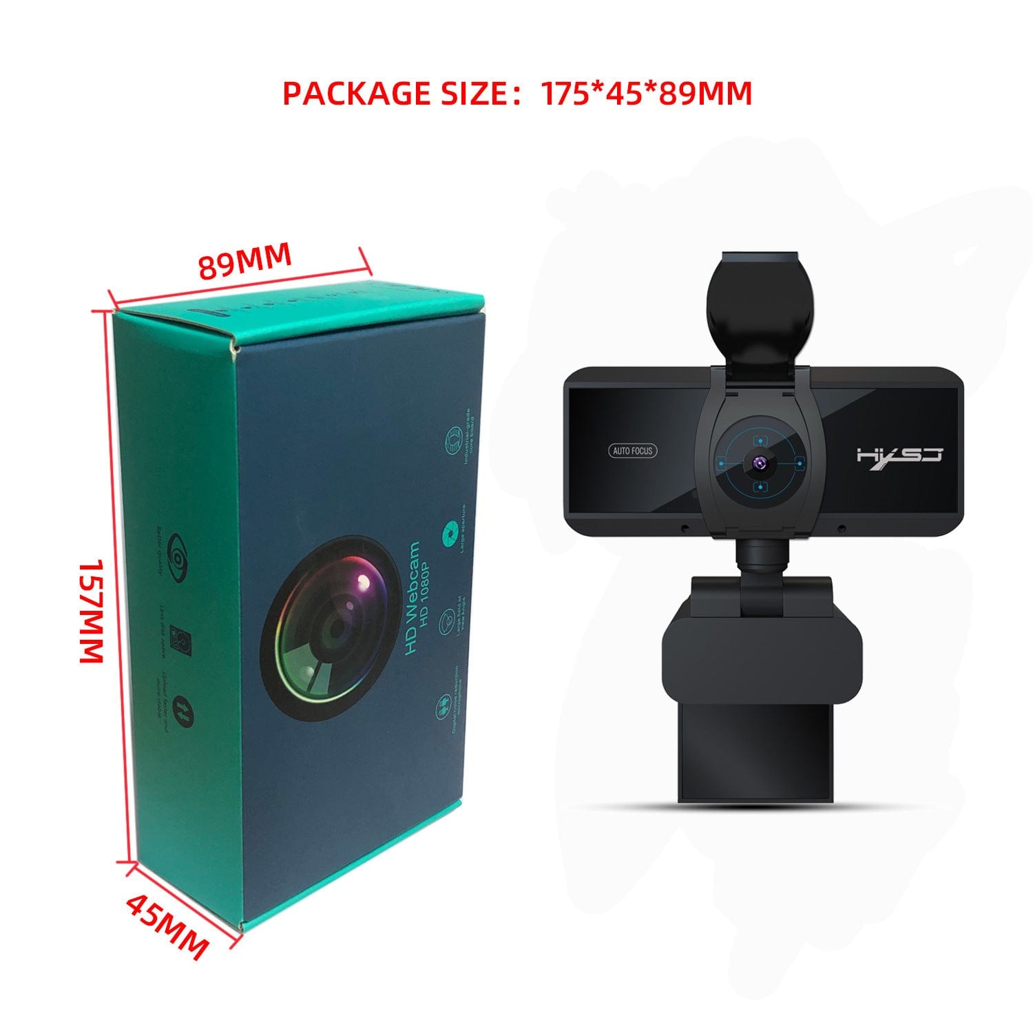 eprolo tendencias S3-5 million autofocus camera with privacy cover Cámara Web con Autofocus 5MP – Calidad HD 720P/1080P para Videollamadas y Streaming | Noctryx
