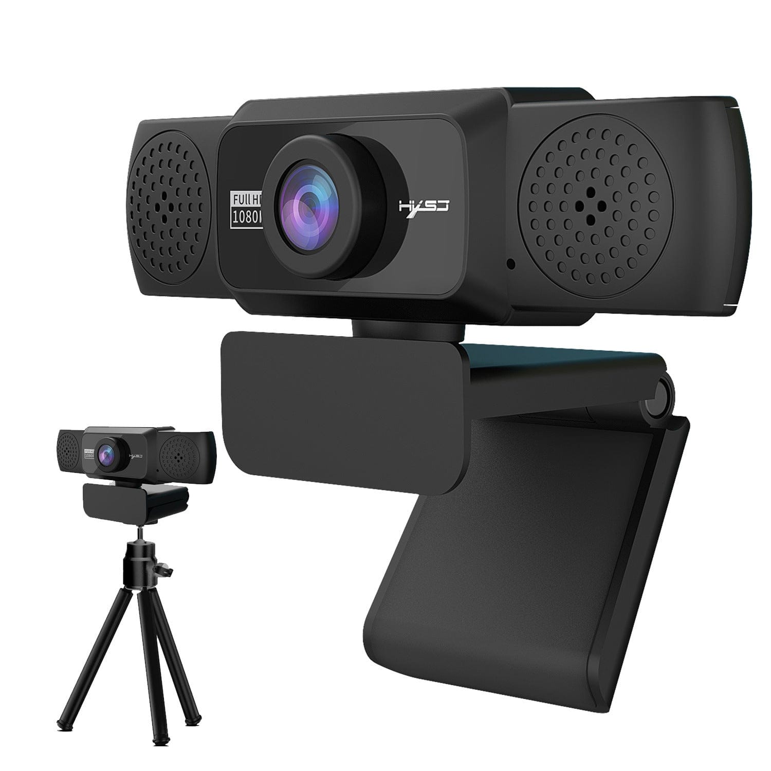 eprolo tendencias S5- High definition 1080P computer camera with triangular bracket Cámara Web 1080P HD con Rotación 360° – Ideal para Videoconferencias y Streaming | Noctryx