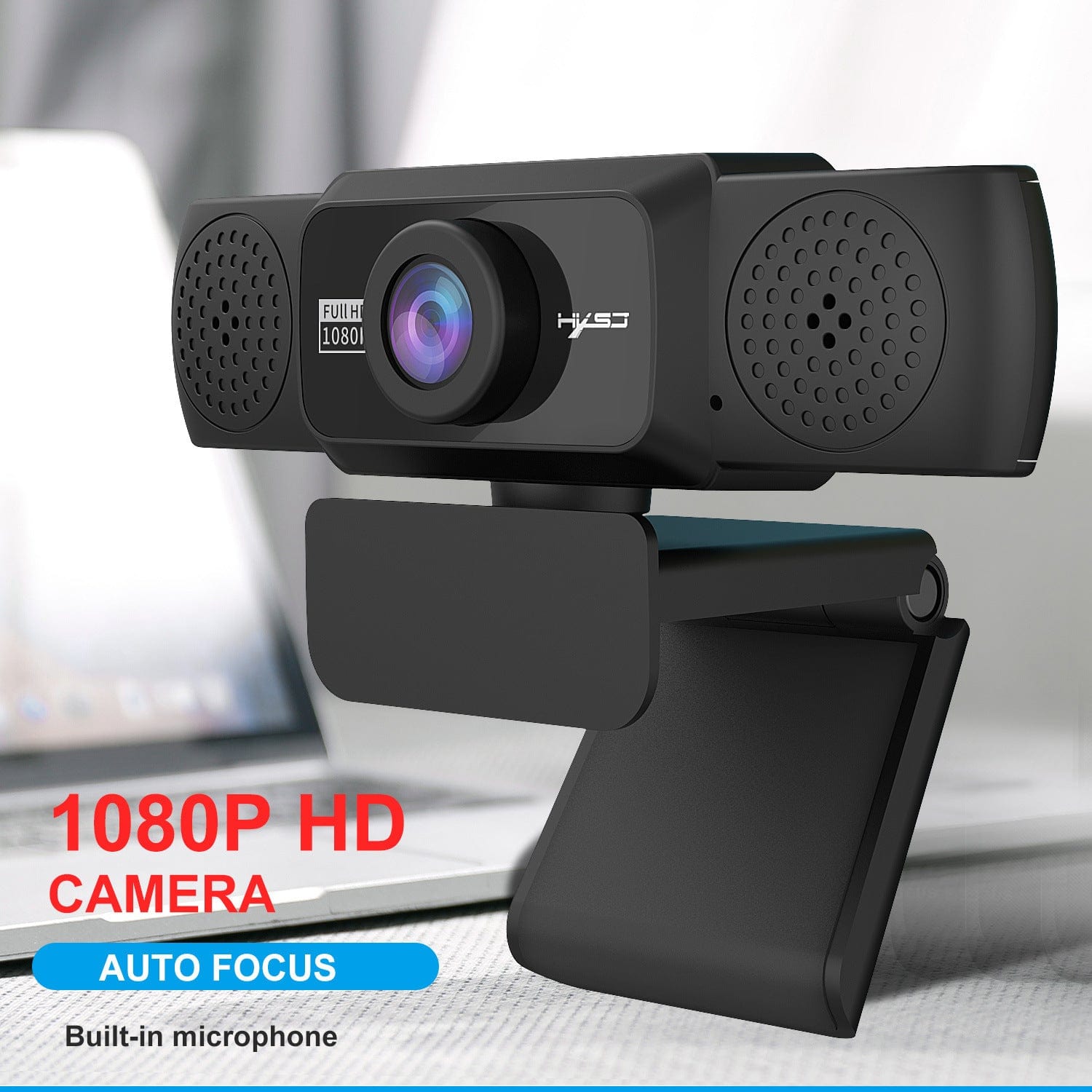 eprolo tendencias S5- High definition 1080P computer camera with triangular bracket Cámara Web 1080P HD con Rotación 360° – Ideal para Videoconferencias y Streaming | Noctryx