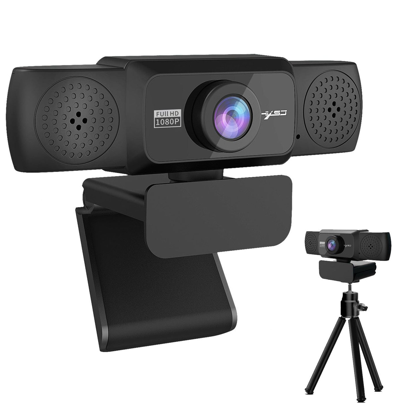 eprolo tendencias S5- High definition 1080P computer camera with triangular bracket Cámara Web 1080P HD con Rotación 360° – Ideal para Videoconferencias y Streaming | Noctryx