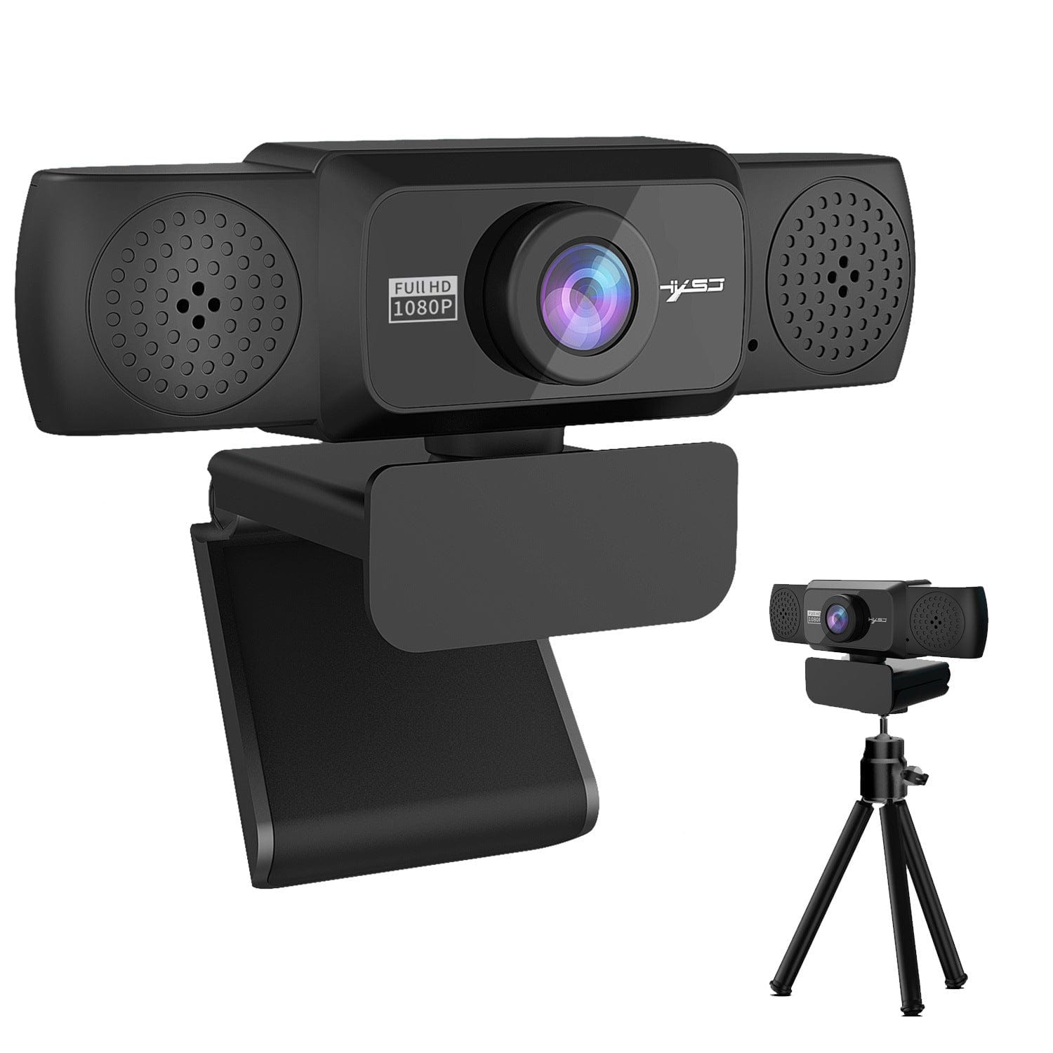 eprolo tendencias S5- High definition 1080P computer camera with triangular bracket Cámara Web 1080P HD con Rotación 360° – Ideal para Videoconferencias y Streaming | Noctryx