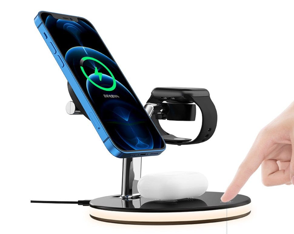 eprolo tendencias Soporte Cargador Inalámbrico 3 en 1 – Magnético para Escritorio|Noctryx