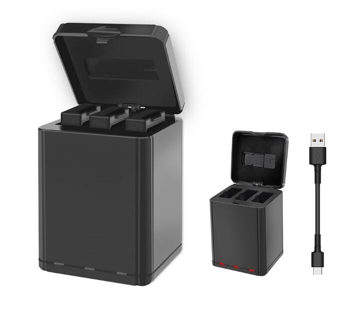 eprolo tendencias Triple Charger Cargador Triple y Batería Original Probty para GoPro Hero 7/6/5 Black | Noctryx